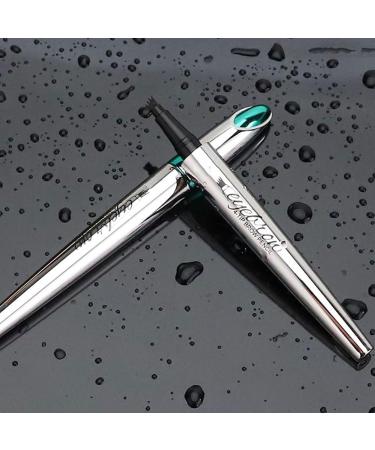 Eyebrow Pencil Eye Pencil Cosmetics Eyebrow Pencil4TIP Natural Liquid Filler Mascara Cosmetics Lasts All Day for Girls Makeup Dark Coffee - Buy Online on GoSupps.com