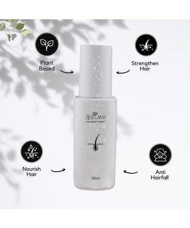 MELMO Hair Growth & Thickening Treatment - 100ml | Hydrating Hair Care for Women & Men | Hair Volumizer for All Hair Types - Buy Online on GoSupps.com