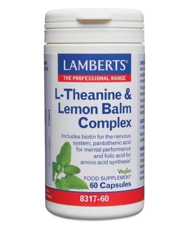 Lamberts Lamberts L Th anine Balsamo Citron Vegan 60 Capsules
