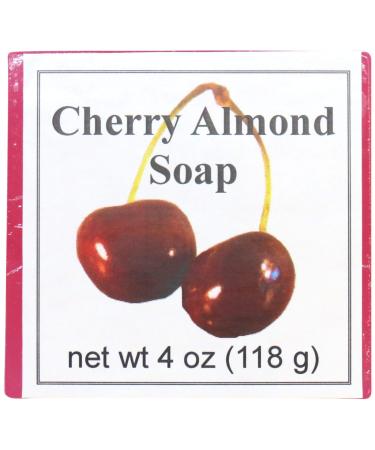 Cherry Almond Glycerin Soap by Eclectic Lady 4 oz Bar