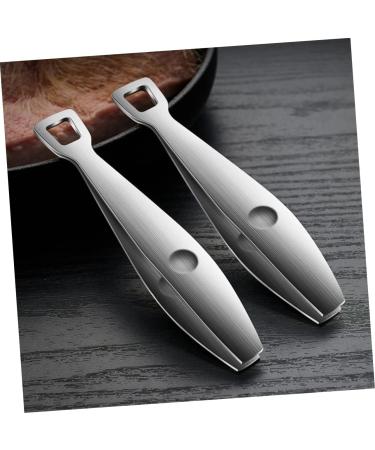 Beatifufu 1pc Stainless Steel Pig Hair Clip Food Tweezer Kitchen Tweezers Fish Bone Plier Pin Bone Removal Slanted Tweezer Hair Removal Tweezers Fish Bone Remover Plucker Hair Remover Duck - Buy Online on GoSupps.com