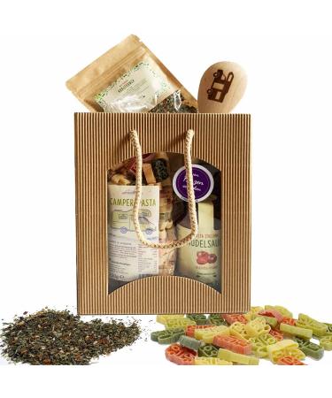 Fine food set of motorhome (pasta sauce spices and wooden spoons) // Gift * motorhome * // Super original gift for mobilists.