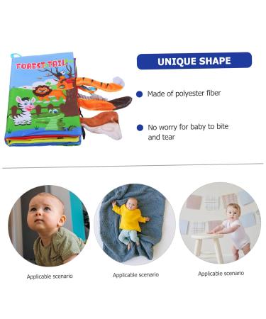 Shop 1stk Fabric Baby Book - First Children's Toy for Learning Animal Facts | Chewable & Colorful 20.5x12.5cm - Buy Online on GoSupps.com