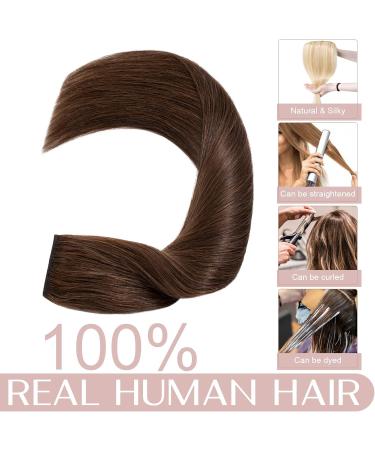 22 inch SEGO One Piece Clip in Human Hair Extension #4 Medium Brown Straight (55g) - Buy Online on GoSupps.com