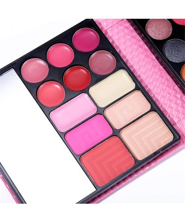 BrilliantDay 32 Colors Eyeshadow Palette & Contouring Kit | Lip Gloss & Blusher Makeup Set - International Shipping Available - Buy Online on GoSupps.com