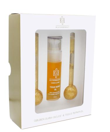 Buy BSB Golden Glow - Anti Aging Face Moisturizer & Neck Firming Oil | Hydrating & Repairing Facial Oil | International Shipping Available - Buy Online on GoSupps.com