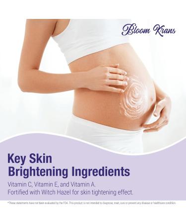 Bloom Krans Stretch Mark Cream for Pregnancy | Moisturizing Stretch Mark Remover & Prevention Lotion for Pregnant Belly & Postpartum Essentials - Buy Online on GoSupps.com