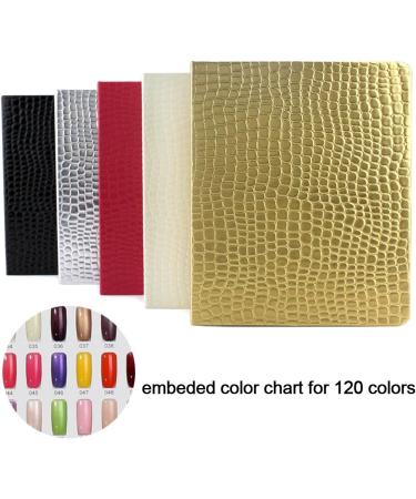 BNG Nail Display Book - 120 Color Professional Gel Polish Chart in Black Leather - Buy Online on GoSupps.com