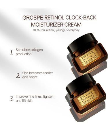 Retinol Face Cream Retinol Moisturiser Cream Retino Cream for Face Reduces Wrinkles Dryness Glowing Skin Anti Wrinkle Anti Aging Retinol Collagen Face Cream 30g - Buy Online on GoSupps.com