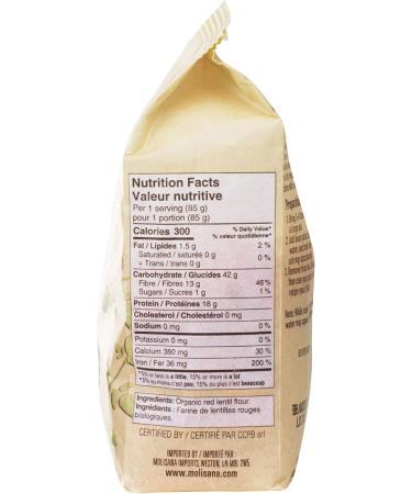 Vita Sana Organic Red Lentil Penne 225 Grams - Buy Online on GoSupps.com