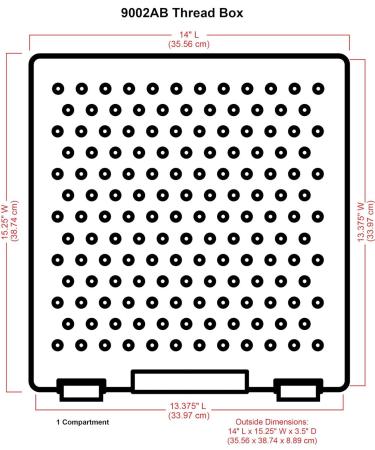 ArtBin 9002AB Super Satchel Thread Box - Portable Craft & Sewing Organizer with Thread Tray - Buy Online on GoSupps.com