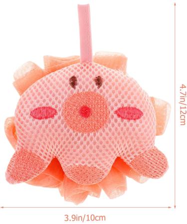 FRCOLOR Cartoon Octopus Bath Sponge - Loofa Mesh Pouf for Exfoliation & Back Scrubbing - Perfect for Shower & Travel - Buy Online on GoSupps.com