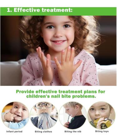 Meindin Nail Biting Prevention | Thumb Sucking Solution Nail Strengthener Finger Sucking Guard Prevention Long-Lasting Protection Safe forEnhanced Nail Care - Buy Online on GoSupps.com