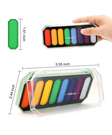 Boobeen Colorful Eyeshadow Palette - 8 Highly Pigmented Colors for Daily & Smokey Looks | Shimmer & Matte Travel Makeup - Buy Online on GoSupps.com