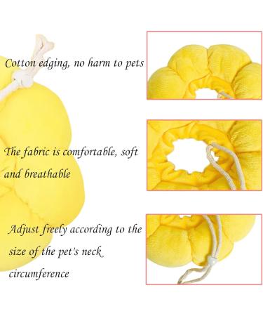 1 Piece Cat Cone Collar Soft Cute Sun Flower Neck Cat Cones Adjustable Pet Recovery Collar for Cats Kittens Puppies Soft Elizabethan Collar Prevent Licking Biting Protect Wounds - Buy Online on GoSupps.com