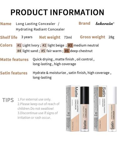 Moisturizing Concealer Pen To Cover Pores Marks And Dark Circles Concealer Pen 73ml Cut Crease (A One Size) 6 g (Pack of 1) Aa - Buy Online on GoSupps.com