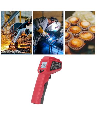 Infrared Thermometer - No Contact Temperature Meter with Backlit LCD for Food Processing - Buy Online on GoSupps.com