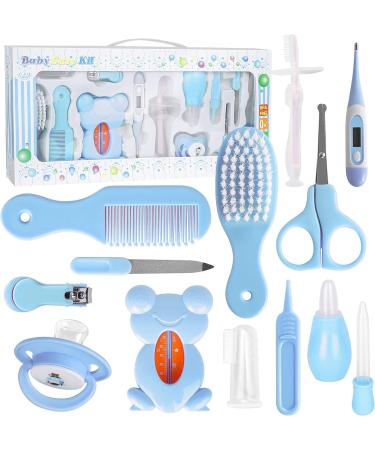 RoseFlower Baby Healthcare and Grooming Kit - 13 in 1 Newborn Essentials Nursery Care Set for Infant Toddler Boys Girls #13 - Buy Online on GoSupps.com