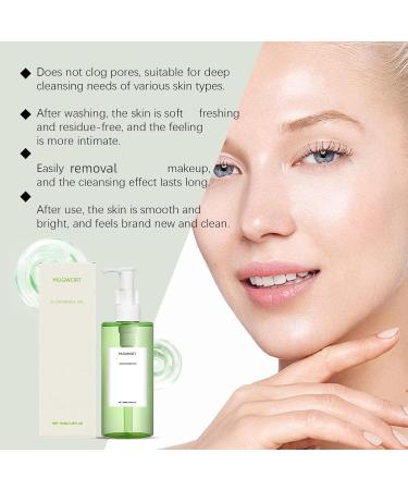  ZHJZGS Mugwort Cleansing Oil - Deep Pore Cleansing Makeup Remover Gentle for Any Balance Skin Oil - Water Level Suitable for Sensitive Skin of Women and Men (6PCS) - Buy Online on GoSupps.com