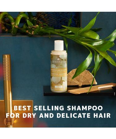 Orienta Natural Hair Shampoo - Jasmine & Indian Almond | Vegan Sulfate & Paraben-Free | Anti-Hair Loss & Scalp Itching | Moisture & Volume | 210ml - Buy Online on GoSupps.com