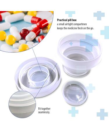 Deke Home 2 Pack Silicone Collapsible Travel Water Cup Set with Lids - Portable Camping Mugs for Outdoor Drinking - Buy Online on GoSupps.com