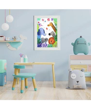 Sank Kids Art Frames Projects Front Opening and Changeable Picture Display for DIN. A4 Art-Work Storage Frames Crafts Drawing Hanging Art 8.3x11.8 (White 2 Packs) - Buy Online on GoSupps.com