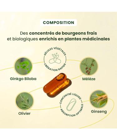 HERBALGEM - GEMMOCAPS STRESS-PROTECT COGNITION - Bonne m moire et concentration - 30 Capsules - Buy Online on GoSupps.com