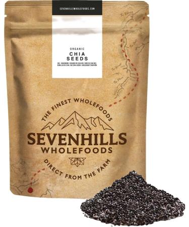 Sevenhills Wholefoods Organic Chia Seeds 1kg - Pack of 1 | Natural Superfood - Buy Online on GoSupps.com