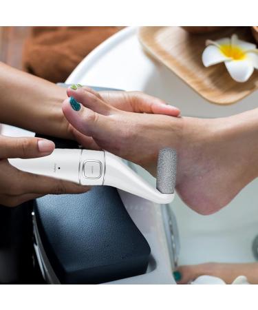 Electric Foot File | Hard Skin Remover | Electric Pedicure Feet | Powerful Foot Scrubber File with Adjustable Speed Rechargeable Callus Remover Tool for Scrubbing Dead Skin Spa Salon - Buy Online on GoSupps.com