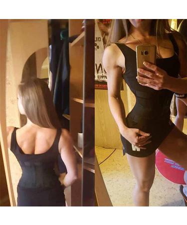 VENUZOR Waist Trainer Belt for Women - Slimming Body Shaper - Sport Girdle - Black Medium - Buy Online on GoSupps.com