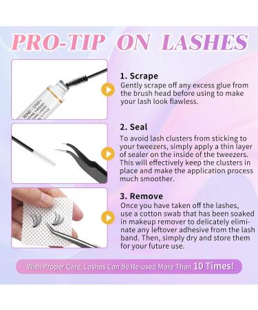 False Eyelashes- Black Natural Full Eyelash for Women Comfortable Eye Lashes for Daily Use at Work Beauty Contest Parties & Salons | Easy to Stick on Upper Lash Line (D030) - Buy Online on GoSupps.com
