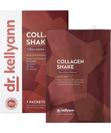 Dr. Kellyann Keto Chocolate Almond Shakes - 100% Grass Fed Collagen Protein | Gluten Free Dairy Free Soy Free | Ideal for Keto Paleo & Weight Loss - 7 Servings - Buy Online on GoSupps.com