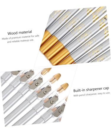 DOITOOL Grey Eyeliner 24 pcs Girls Makeup Tool Brighten Strokes Sharpener with Pencil Pen Eyebrow Pencils -in- Women 1 count (Pack of 1) As Shownx3pcs - Buy Online on GoSupps.com
