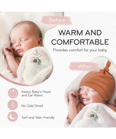 GOTS Organic Cotton Baby Hats - Moonlit Mountains (Charcoal Slate White) - KiddyCare - Newborn to 12 Months - Buy Online on GoSupps.com