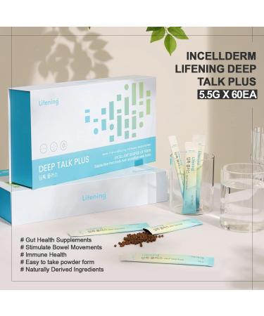 Incellderm Lifening Deep Talk Plus - 5.5g x 60ea Gut Health Powder for Weight Management | K-Beauty - Buy Online on GoSupps.com