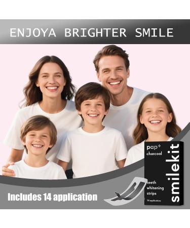 Bandes de blanchiment des dents 28 applications whitening strips bandes de blanchiment des dents au charbon de bambou d contamination en profondeur Noir 1 unit (Lot de 28) - Buy Online on GoSupps.com