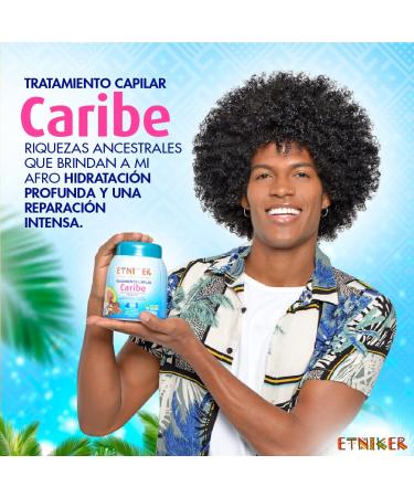 Etniker CARIBE Hair Treatment - Deep Hydration & Repair with Tamarind, Flaxseed, Coconut, Avocado, Shea Butter & MagNutSe - 4 in 1 Nourishing Formula by L ma - Buy Online on GoSupps.com