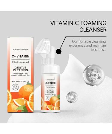 Nettoyant Moussant Visage La Vitamine C - Nettoyant Doux Hydratant Et Non Raffermissant Soin Quotidien For Une Peau clatante(1PCS) 1 g (Lot de 1) - Buy Online on GoSupps.com