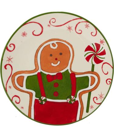 Certified International Holiday Magic Gingerbread 6" Canape/Luncheon/Snack Plates Set of 4 - Buy Online on GoSupps.com