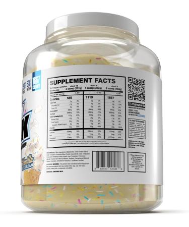 MAN Sports Dirty Bulk Vanilla Ice Cream - High Protein Weight Gainer Powder | 52g Protein | International Shipping - Buy Online on GoSupps.com