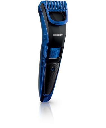 Philips QT4002 Washable Skin Friendly Beard Trimmer/Shaver - 10 Lock In 1.0mm Precision Length Settings With Rounded Tips For Smooth Skin Contact