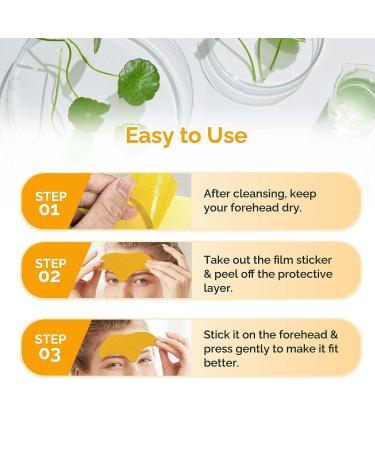 Hydrolyzed Collagen Forehead Wrinkle Patches - 20 PCS | Anti-Wrinkle Face Patches for Men & Women | Smooth Fine Lines & Wrinkles Naturally - Buy Online on GoSupps.com