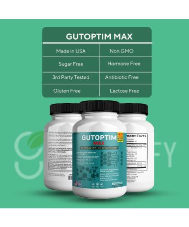 GREENVIFY GutOptim Max for Gums and Teeth Health - 40 Billion CFU Advanced Oral Probiotics Fresh Breath Support - 120 Capsules Oral Care Gums and Teeth Supplement (2) - Buy Online on GoSupps.com