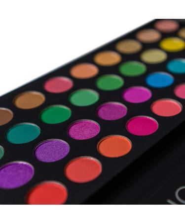 SHANY Boutique 40-Color Neon Eyeshadow Palette | Highly Pigmented, Long-Lasting Matte & Shimmer Shadows - Buy Online on GoSupps.com