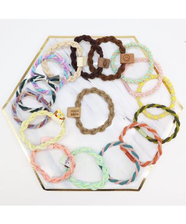 SWIHAITI 52Pcs Boho Hair Ties Bracelets | Elastic Bands for Women Girls with Thick, Heavy, and Curly Hair - Buy Online on GoSupps.com