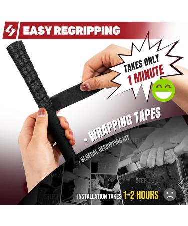 SAPLIZE Golf Grip Wrapping Tapes - Tacky PU Overgrip 3 Pack - New Regripping Solution for Golf Clubs - Buy Online on GoSupps.com