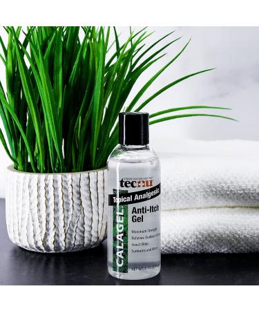 Tecnu Calagel Anti-Itch Gel - Maximum Strength Relief for Rashes, Bug Bites, Stings & Burns - 6 oz - Buy Online on GoSupps.com