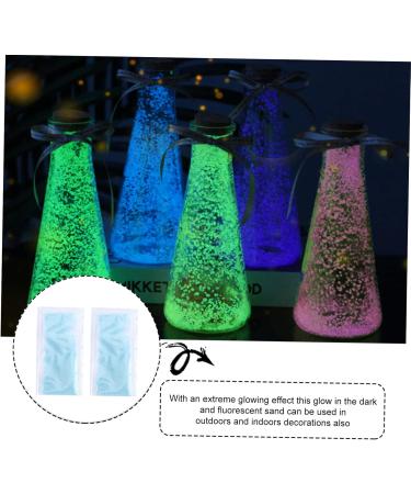 Totority 4 Packs Sand Powder Bright Powder Fluorescent Powder Phosphor Powder Glitter Luminous - Buy Online on GoSupps.com