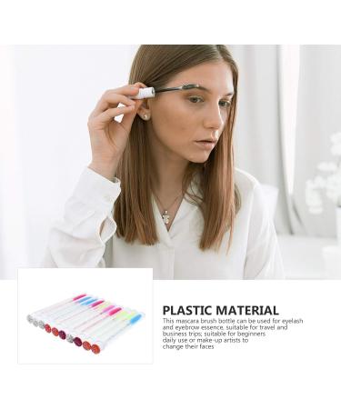 MUSISALY 10pcs Mascara Wand Tube Empty Eyelash Tube Empty Eyelash Wand Tube Eyelash Mascara Lipgloss Plastic - Buy Online on GoSupps.com