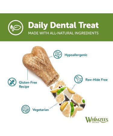 WHIMZEES By Wellness Rice Bone Natural and Gluten-Free Dog Chews Dog Dental Sticks for Medium and Large Breeds 20 Pieces Size M/L - Buy Online on GoSupps.com